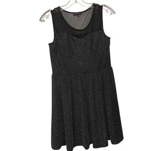 Sparkly little black dress size XL